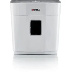 DAHLE PaperSAFE 140 Aktenvernichter mit Partikelschnitt P-4, 5 x 18 mm, bis 10 Blatt, lichtgrau