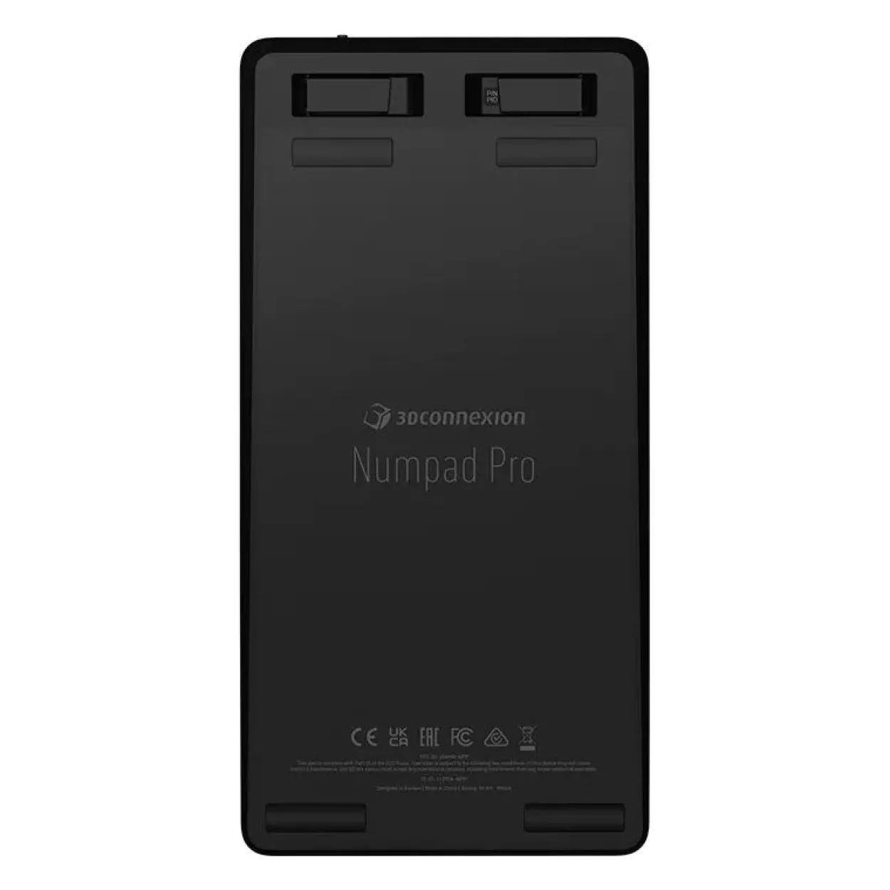 3Dconnexion Numpad Pro USB und Bluetooth Deutsch schwarz (kabellos)