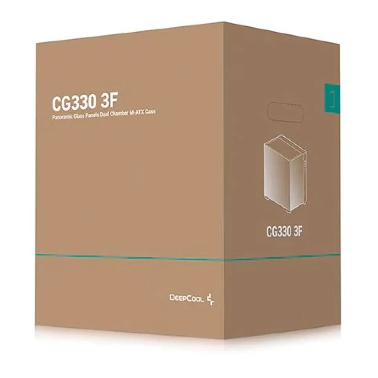 Deepcool CG330 3F Mini Tower ohne Netzteil schwarz