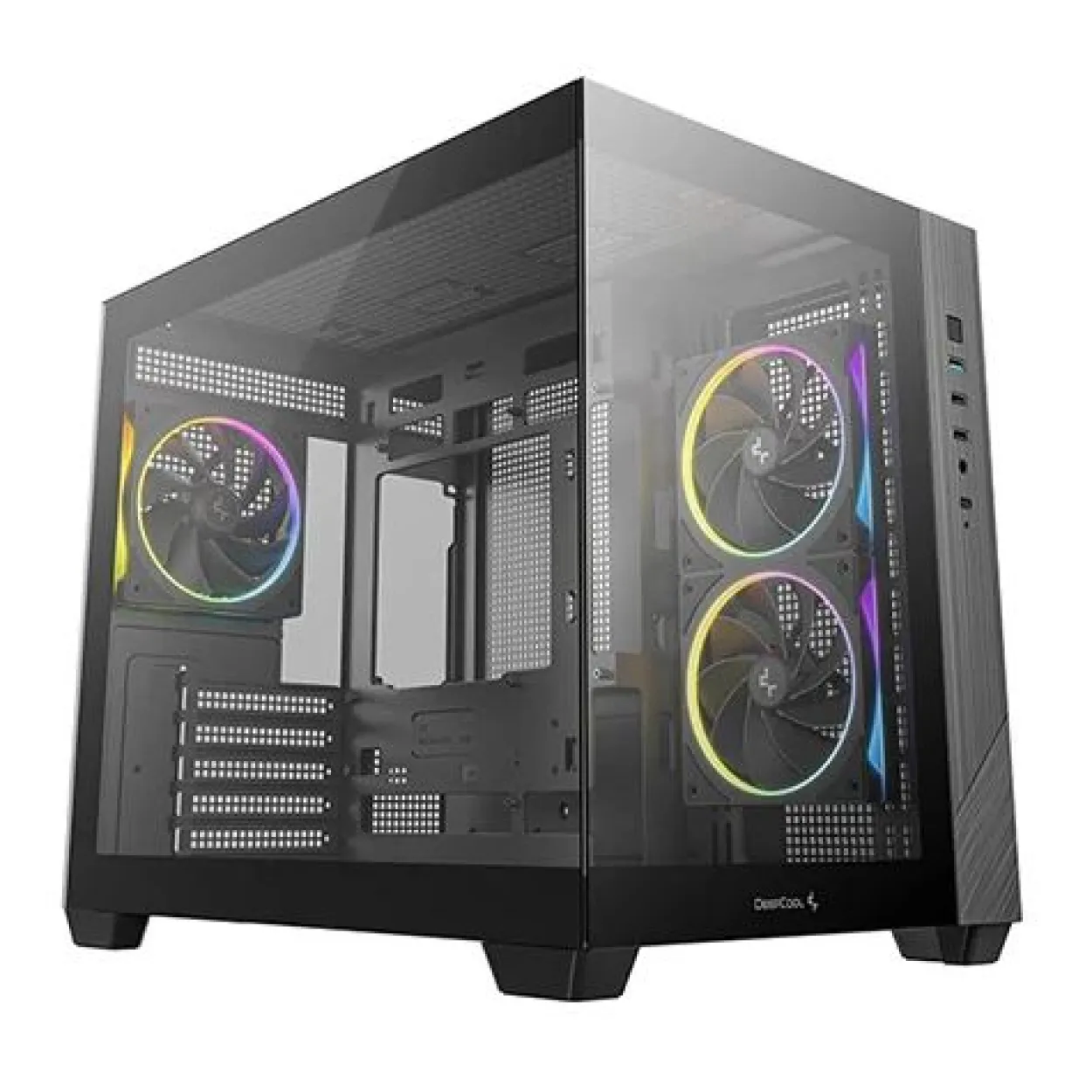 Deepcool CG330 3F Mini Tower ohne Netzteil schwarz