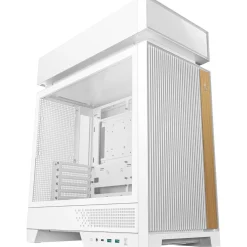 Deepcool CL660 WH (weiß/holz, Tempered Glass)