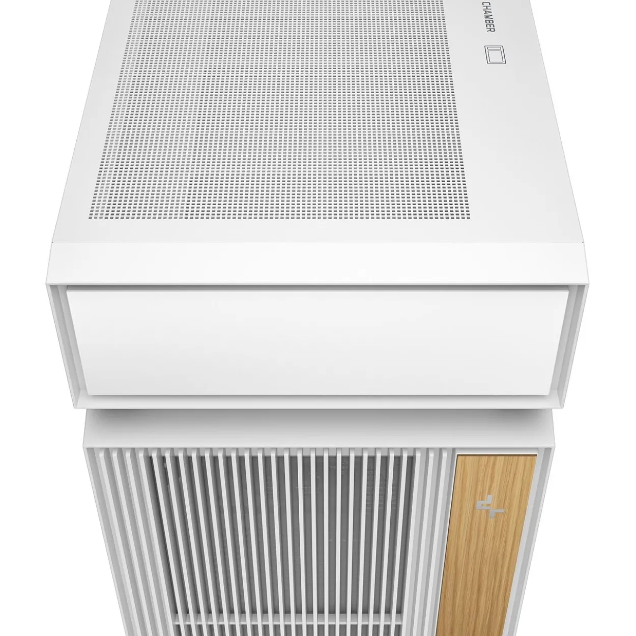 Deepcool CL660 WH (weiß/holz, Tempered Glass)