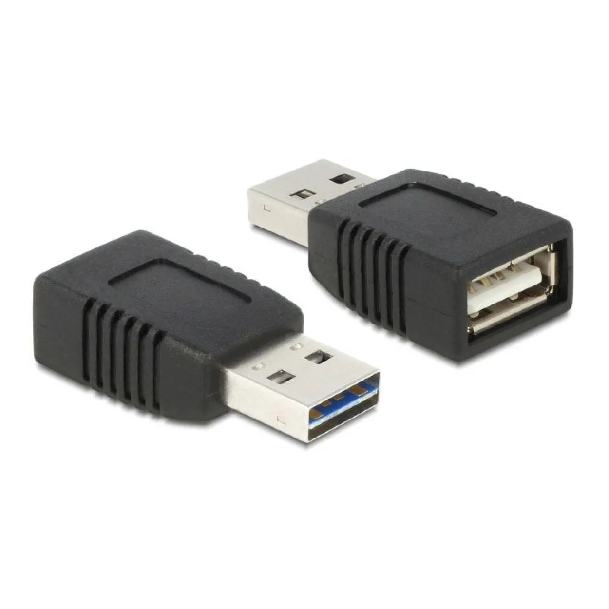 Delock Adapter EASY USB 2.0-A Stecker zu USB 2.0-A Buchse nur Ladefunktion