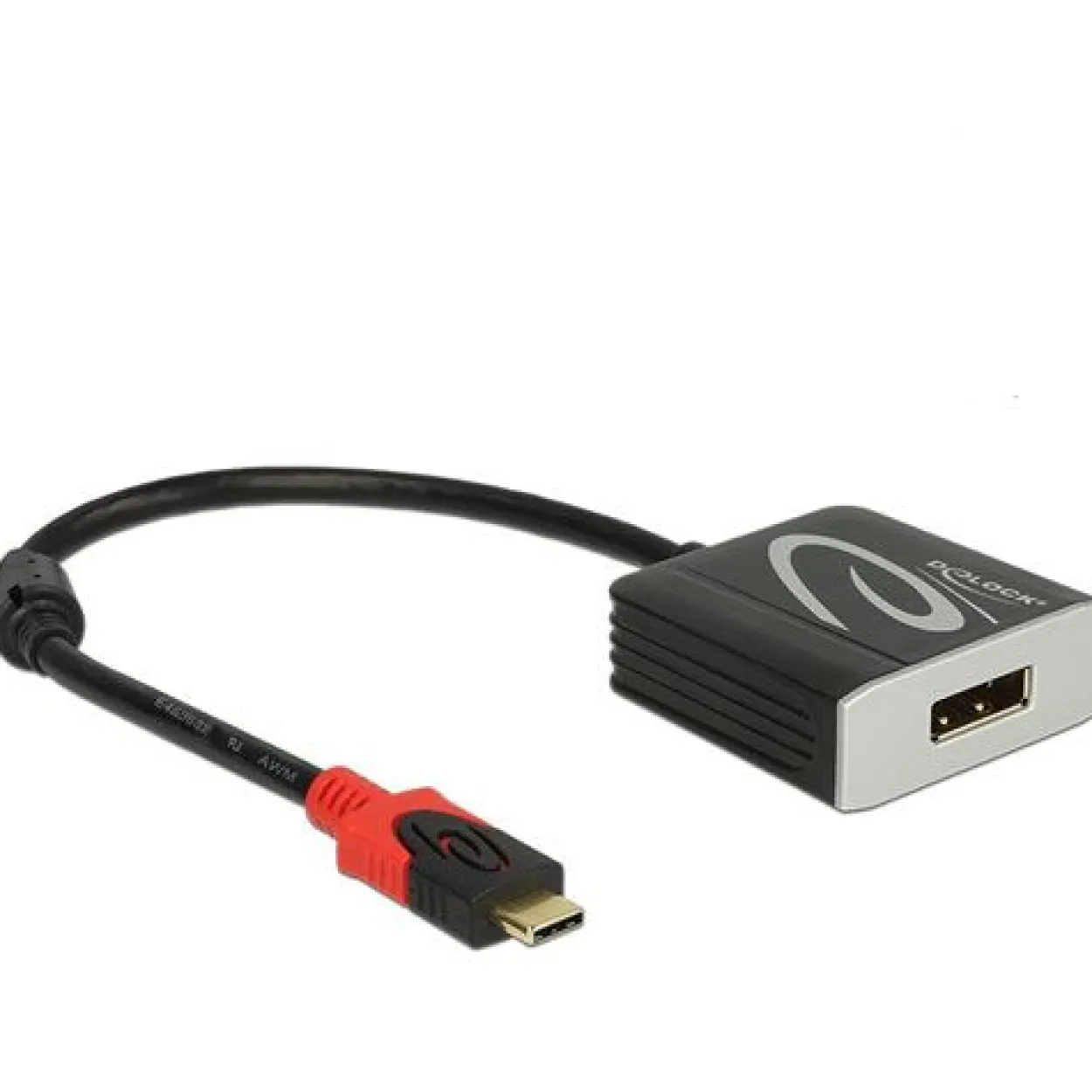 Delock Adapterkabel USB Type-CÖ Stecker > Displayport Buchse schwarz DP-Alt Mode