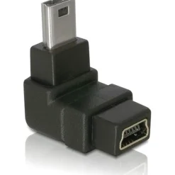 DeLOCK Adapter USB-B Mini 5pin Stecker Buchse 90° gewinkelt