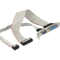 Delock DeLock Slotblech für je 1x Parallel/Serial Port intern zu extern