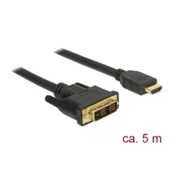 Delock DVI Kabel DVI(18+1) -> HDMI-A St/St 5.00m