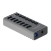 Delock Externer SuperSpeed USB Hub mit 7 Ports + Schalter