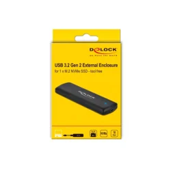 Delock Externes Gehäuse für M.2 NVMe PCIe SSD mit USB Type-CÖ Buchse
