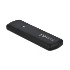 Delock Externes USB Type-C Combo Gehäuse für M.2 NVMe PCIe oder SATA SSD - werkzeugfrei