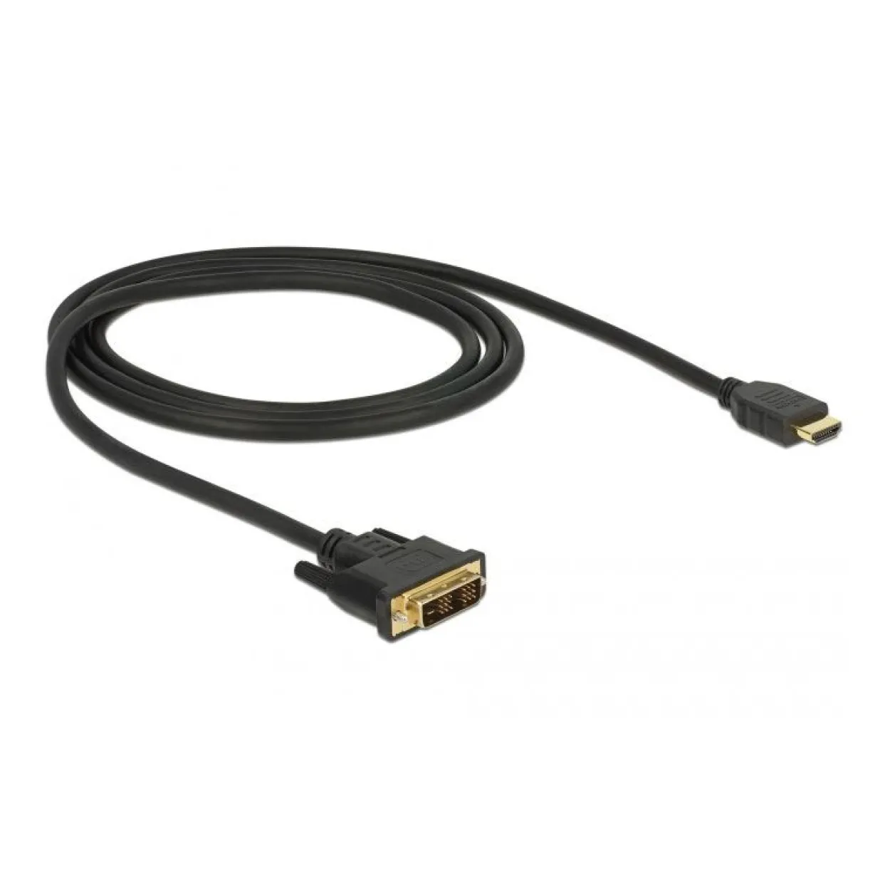 Delock Kabel DVI 18+1 Stecker > HDMI-A Stecker 1 m schwarz