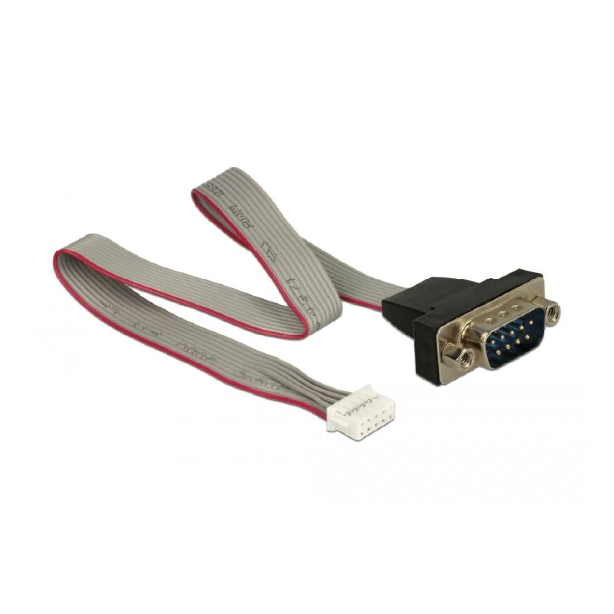 Delock Kabel seriell Pfostenbuchse > 1 x DB9 Stecker 2 mm Pinabstand Belegung: