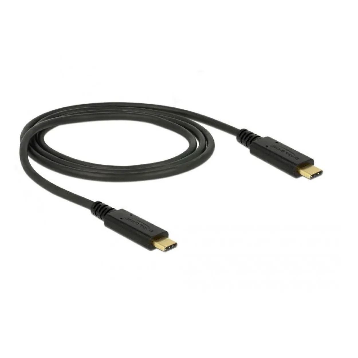 Delock Kabel USB 3.1 Gen 2 USB Type-CÖ St. > USB Type-CÖ St. E-Marker 1m schwarz
