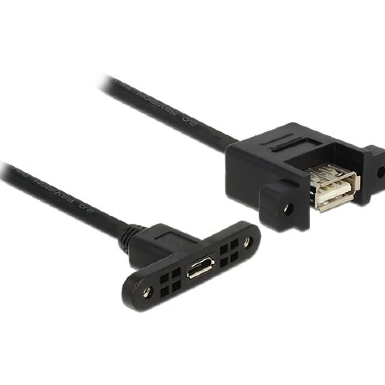 DeLOCK Kabel USB 2.0 Micro B Buchse zum Einbau