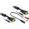 DeLock Kabel Video VGA ST/ST 3,0m 3+7 + Audio **