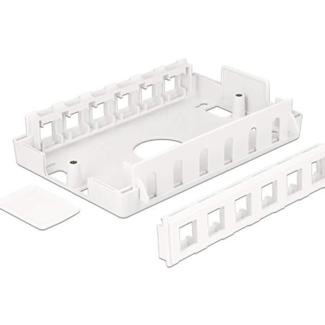 Delock Keystone Leergehäuse 12 Port