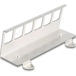Delock Keystone Metall Halterung 6 Port für Hutschiene