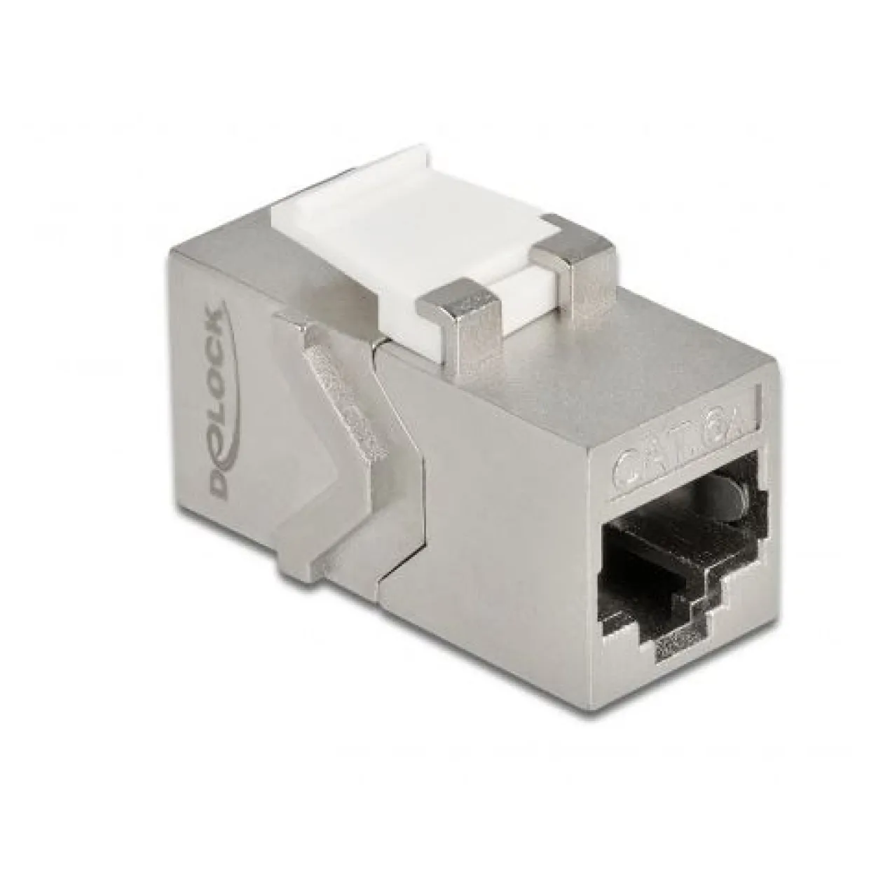 Delock Keystone Modul RJ45 Buchse zu RJ45 Buchse Cat.6A