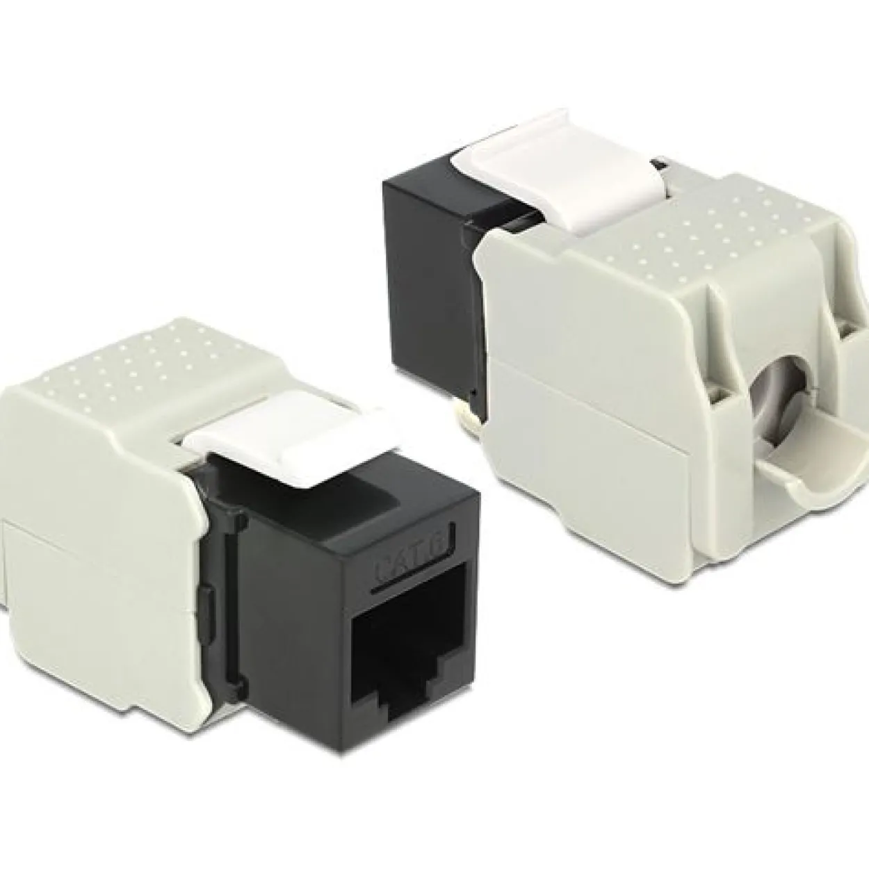 Delock Keystone RJ45 Buchse zu LSA werkzeugfrei KEY
