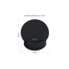 Delock Mauspad mit Handballenauflage rund schwarz