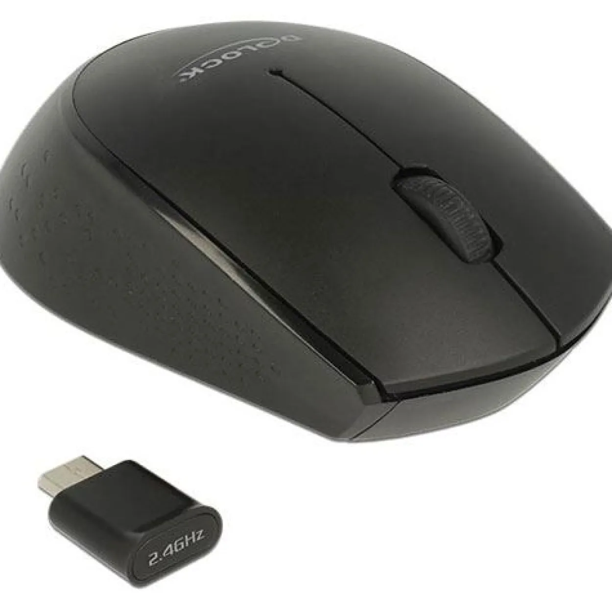 Delock Maus USB schwarz (kabellos)