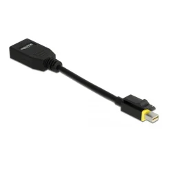 Delock Mini DisplayPort 1.4 zu DisplayPort Adapter mit Einrastfunktion 8K 60 Hz