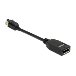 Delock Mini DisplayPort 1.4 zu DisplayPort Adapter mit Einrastfunktion 8K 60 Hz