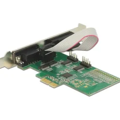 Delock PCI Expr Card 4x D-Sub9 (je 2 auf Slotblech)