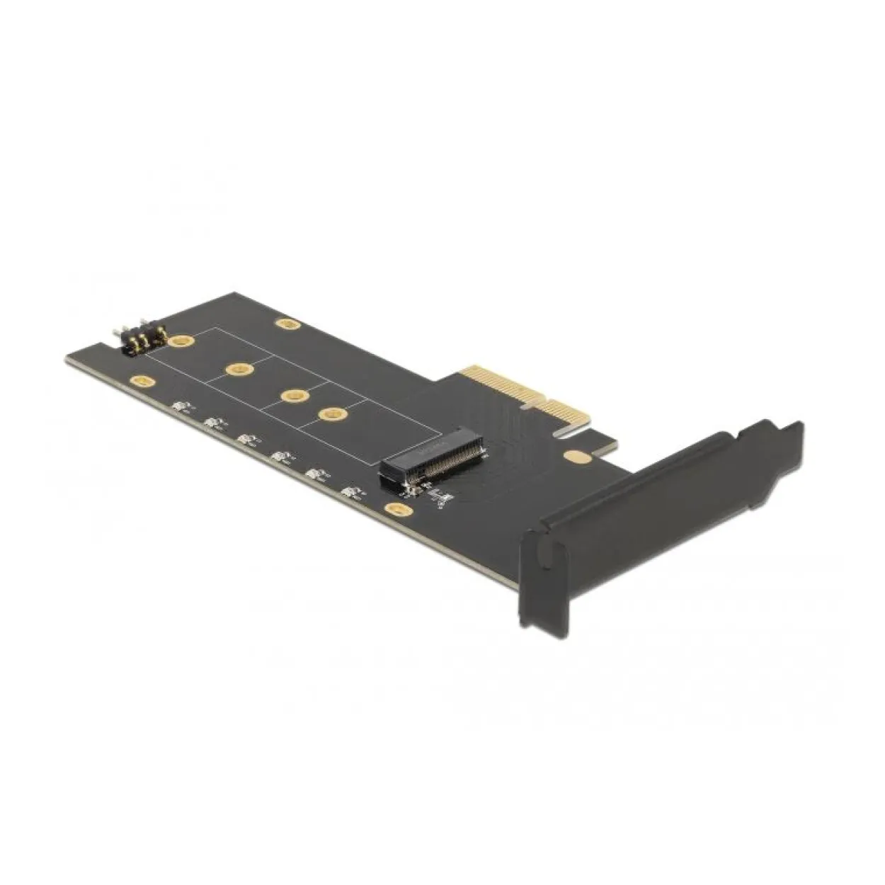 Delock PCI Express x4 Karte zu 1 x intern NVMe M.2 Key M mit Kühlkörper