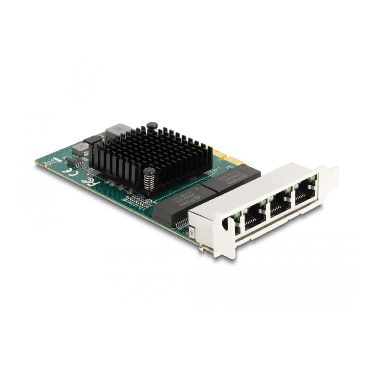 DELOCK PCI Express x4 Karte zu 4 x RJ45 Gigabit LAN BCM