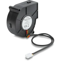 Delock Radiallüfter/Lüftergebläse 12V DC 75x75x30mm 3 Pin