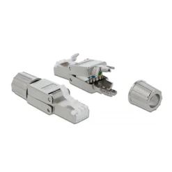 Delock RJ45 Stecker Cat.6A STP werkzeugfrei, 86477