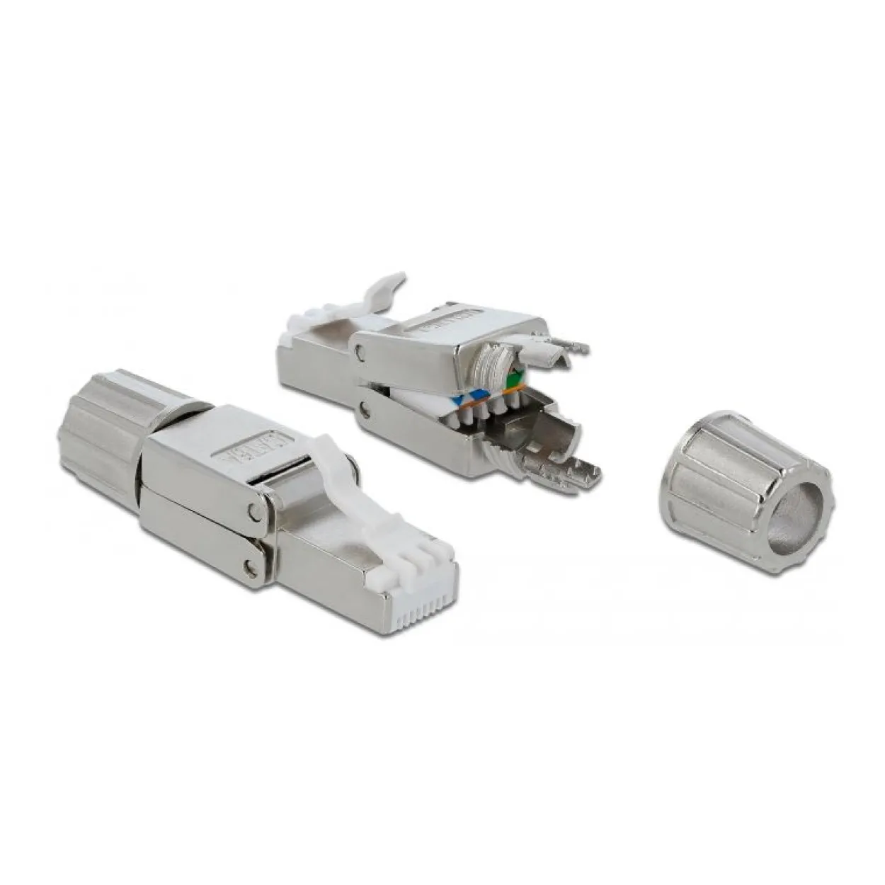 Delock RJ45 Stecker Cat.6A STP werkzeugfrei, 86477