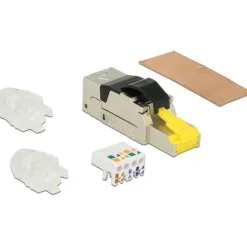 Delock RJ45 Stecker feldkonfektionierbar Cat.6A Metall