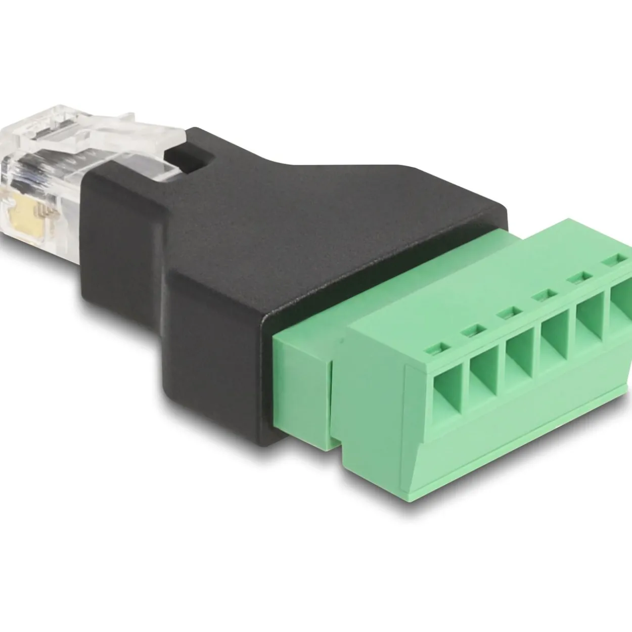 Delock RJ12 Stecker zu Terminalblock Adapter 6 Pin