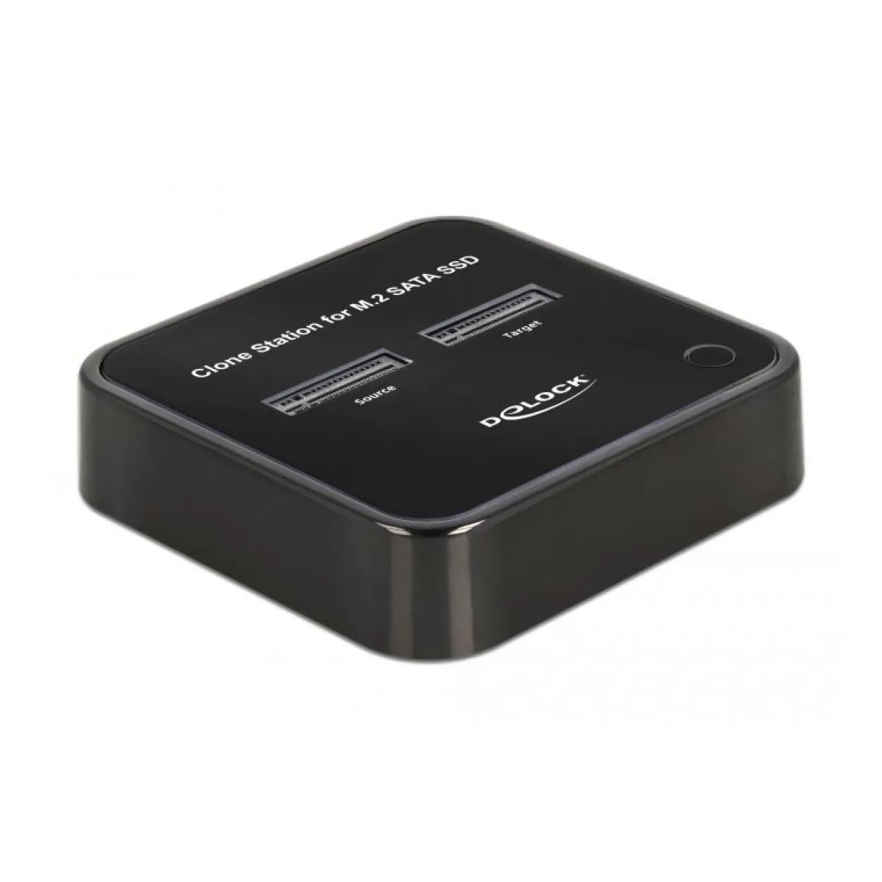 Delock SSD-Dockingstation Schächte: 2 - M.2 - M.2 Card - USB-C 3.2 (Gen 2) - Schwarz
