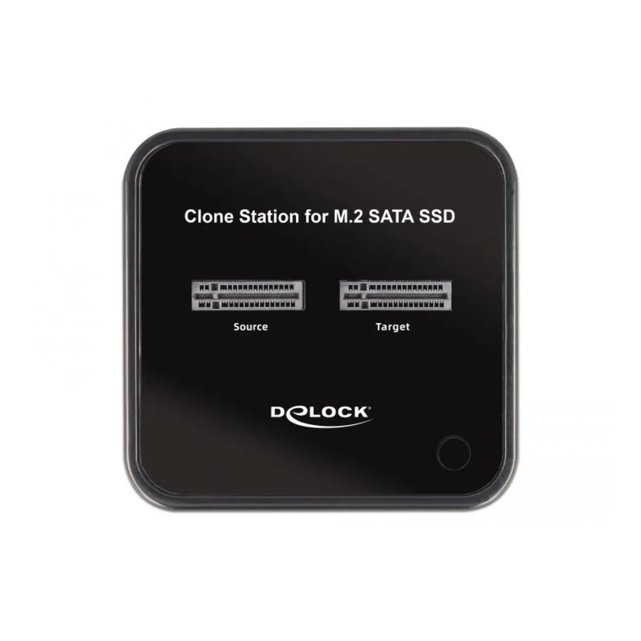 Delock SSD-Dockingstation Schächte: 2 - M.2 - M.2 Card - USB-C 3.2 (Gen 2) - Schwarz