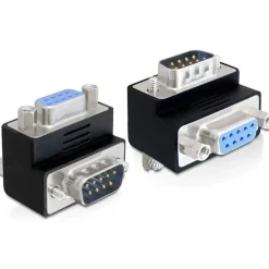 DeLOCK Sub-D 9 Pin Stecker auf Buchse 270° gewinkelt