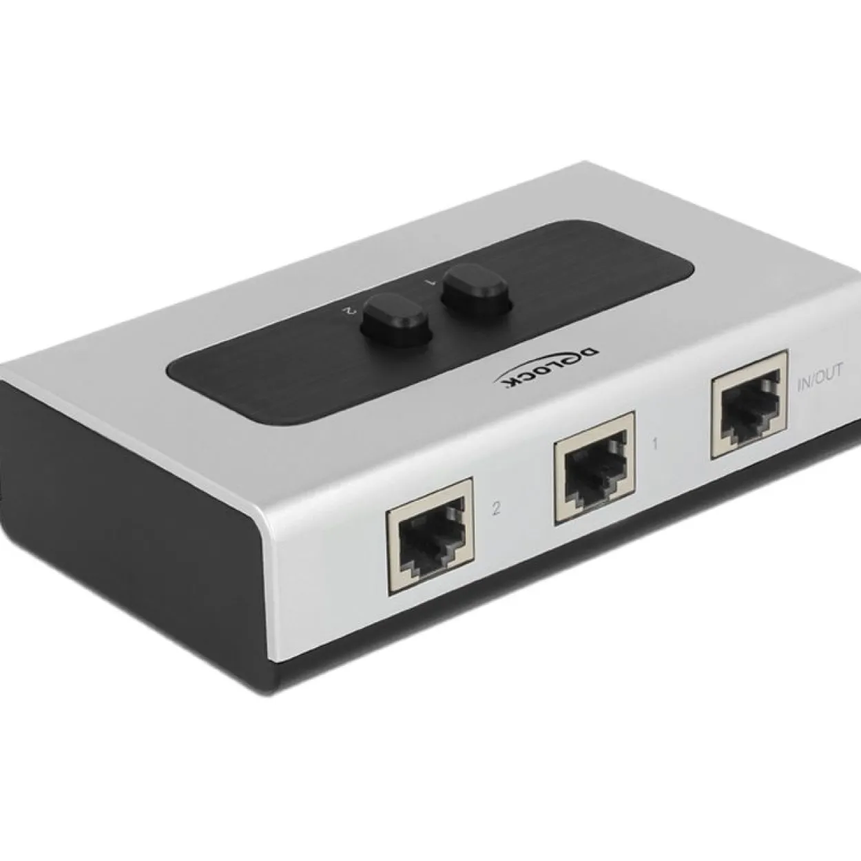 DeLOCK Switch 2-port RJ45 Gigabit manuell bidirekt