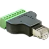 Delock Terminalblock Netzwerkadapter für Kabel (65389)