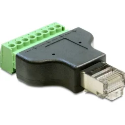 Delock Terminalblock Netzwerkadapter für Kabel (65389)