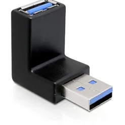 Delock USB3.0 Adapter A zu A St/Bu 270ø gew. vertikal