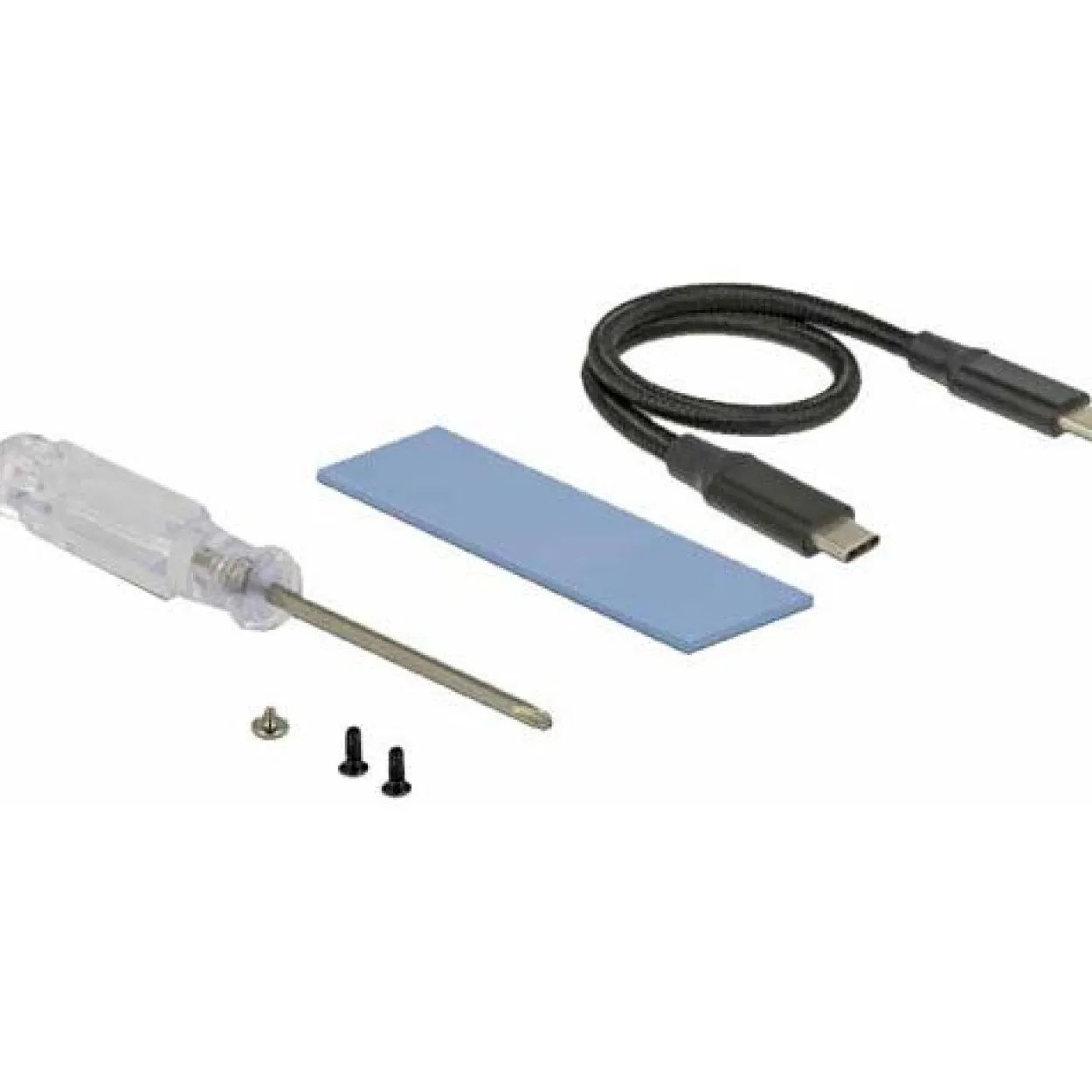 Delock USB3.1 Gehäuse für M.2 NVMe PCIe SSD