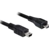 Delock USB Kabel Micro-B Mini-B St/St 1.00m schwarz