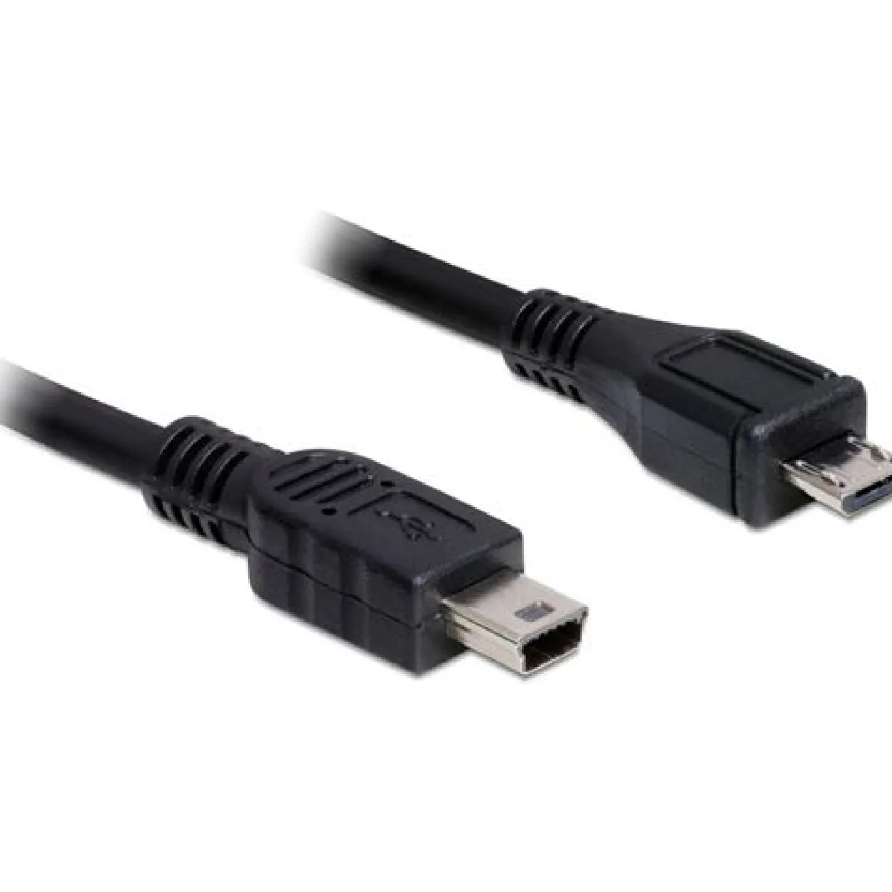 Delock USB Kabel Micro-B Mini-B St/St 1.00m schwarz