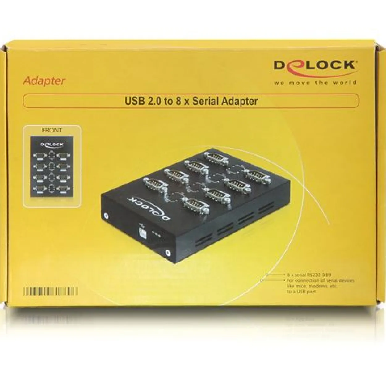 DeLOCK USB 2.0 Seriell 8-Port Industrie RS