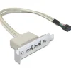 Delock USB 2.0 Slotblech für Gehäuse (83119)