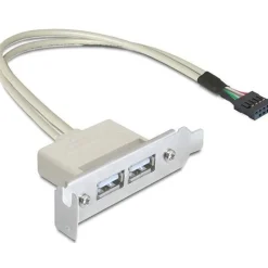 Delock USB 2.0 Slotblech für Gehäuse (83119)