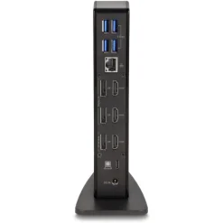 Delock USB Type-C Triple Display Dockingstation mit DisplayLink® 4K / USB Hub / LAN / SD / Audio / PD 96 W