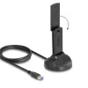 Delock Wi-Fi 6E Dualband WLAN USB Adapter AX5400 (2 x 2402 + 574 Mbps)